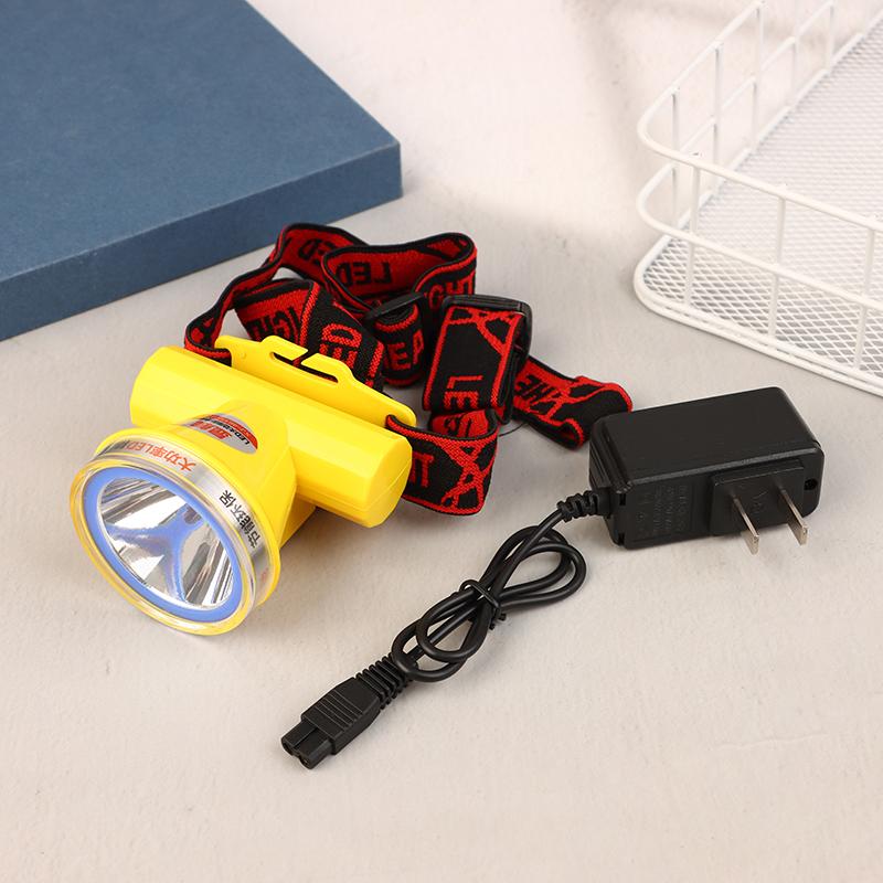 Outdoor am Kopf montierte LED Wasserdichte Gelbe Stirnlampe Leichtgewichtige Starklicht Taschenlampe Laterne Wiederaufladbares Campinglicht