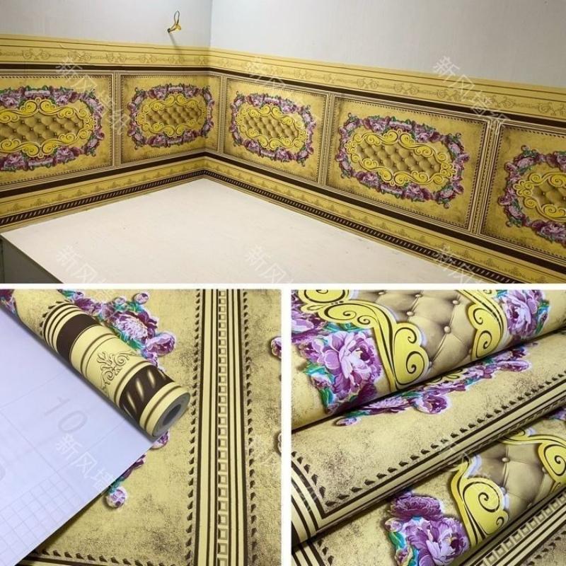 70cm-wide waterproof and moisture-resistant self-adhesive wallpaper, washable, for bedroom decoration