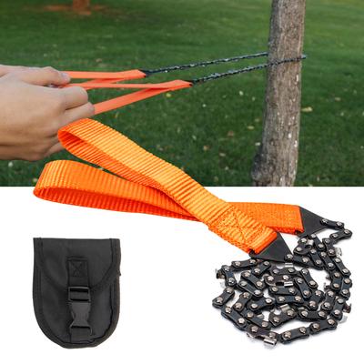 Survival Chain Saw Portable Emergency Camping Hiking Tool 11 Sawtooth Garden Logging