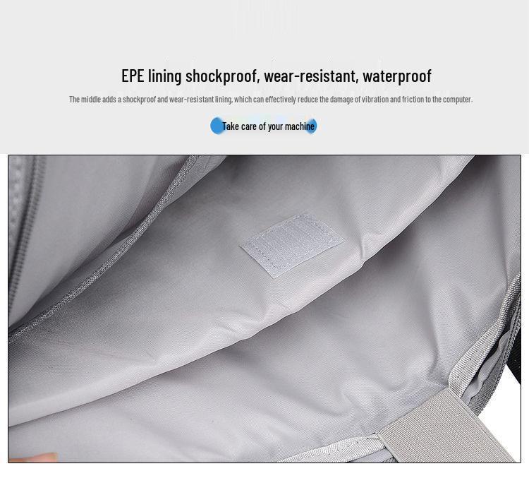 16-Inch Handheld Laptop Bag for Apple, Huawei, Lenovo, Xiaomi, Dell – Airbag Design for Men and Women