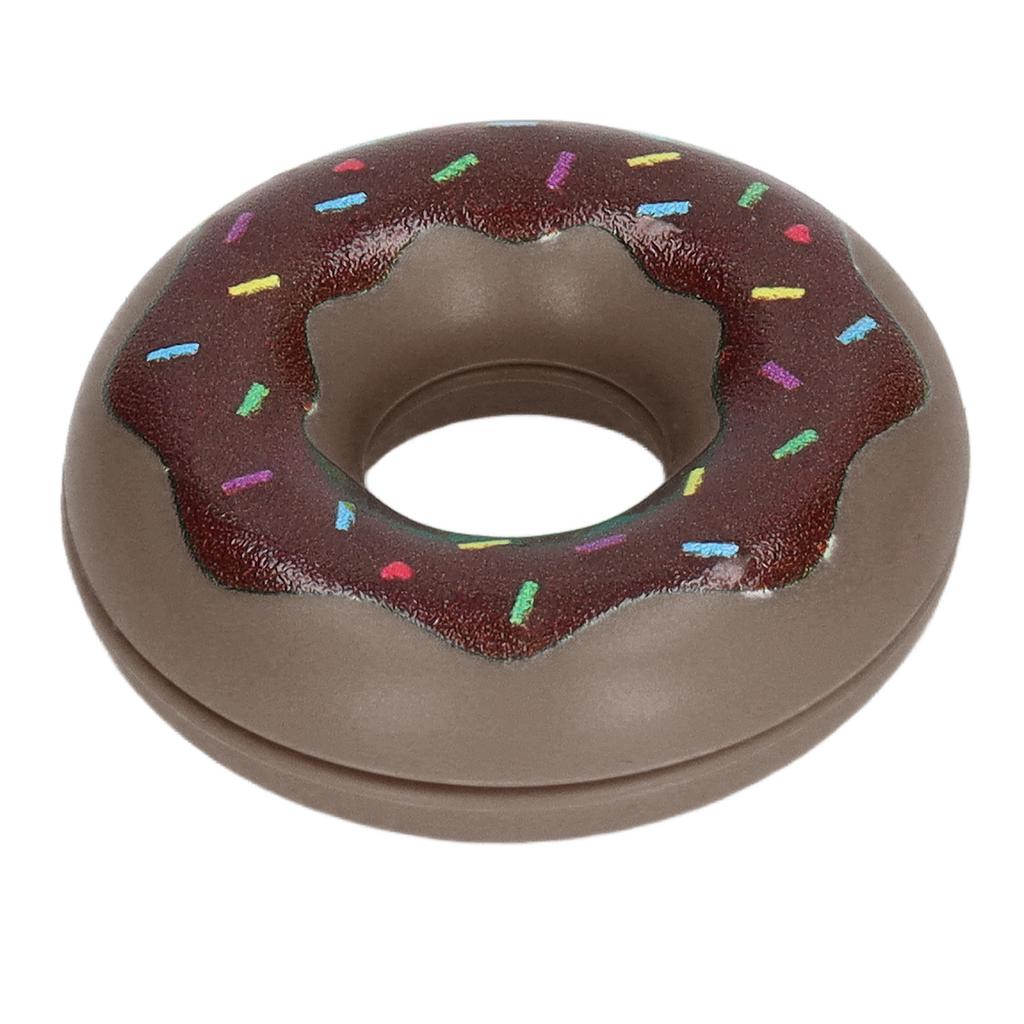 Fidget Toy Magnetic Anxiety Pressure Relieving Doughnut Fidget Slider for Adults Kids Brown