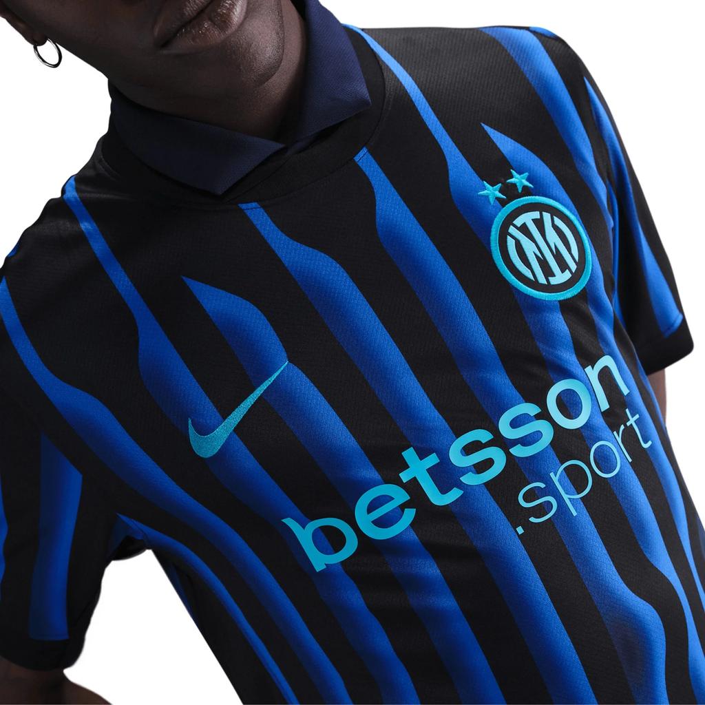 New Nike Inter Milan 2025/26 Stadium Home Men's Nike Dri FIT Soccer Replica Jersey HJ4591-439