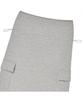THE GREEN LAB Two-Way Zipper Cargo Long Skirt [Melange Grey]