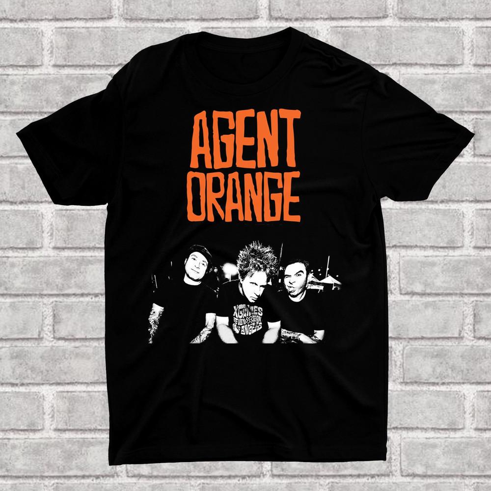 NEW Agent Orange Band Member T Shirt All Size S-5XL Gift Fan AM909 Unisex T-Shirt S