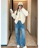 Solid Short Lightweight Warm Down Jacket for Women