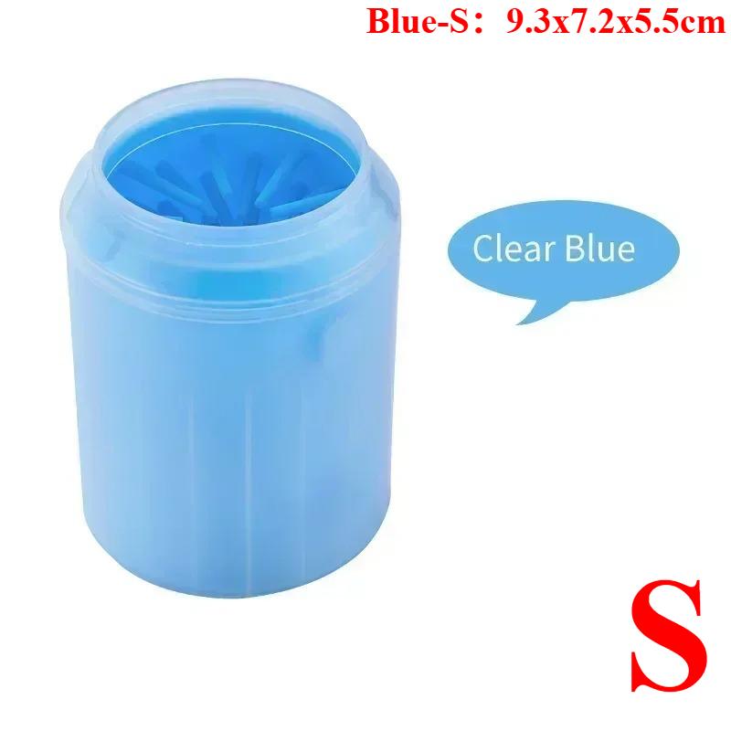 Dog Foot Cup Paw Washer Cleaner Dog Cat Foot Cleaning Brush Soft Silicone Dog Paw Cleaning Dog Paw Cleaning Bucket Accessories