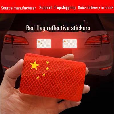 Chinese Flag Reflective 3D Car & Motorcycle Stickers