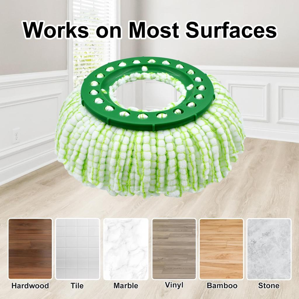 Cap Mop Tornado Spin DOAR Compatibil cu , Lavabil & Reutilizabil Cap Mop Libman Rezervă de Schimb pentru Mop Tornado (NU pentru Versiunea Veche)