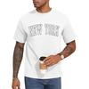Aiyino Men's New York Tee – Varsity Graphic 100% Cotton Casual Top