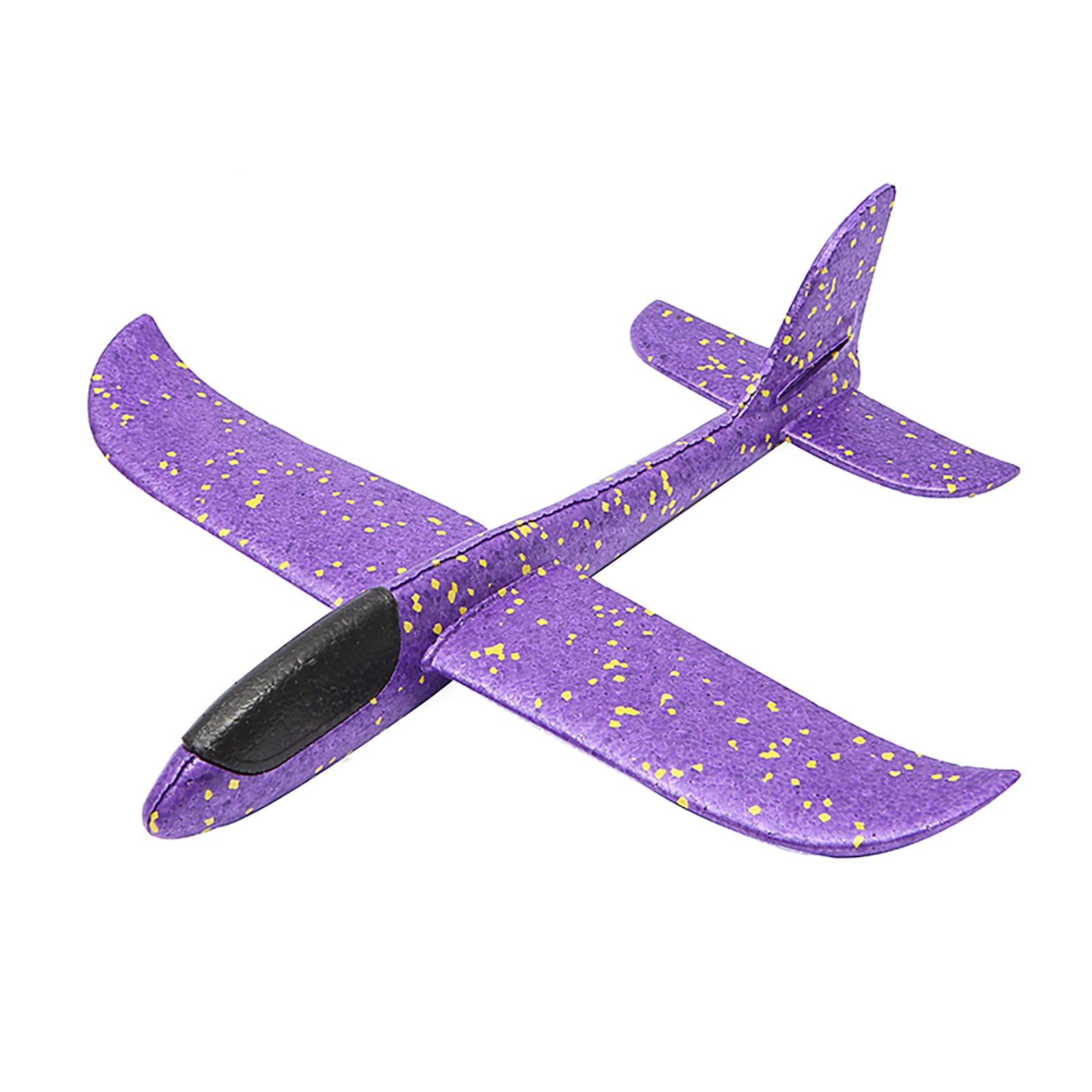 Foam Throwing Glider Airplane Aircraft Toy Hand Airplane Model One Size