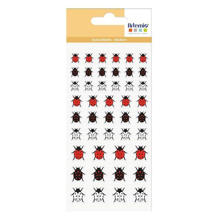 54 Ladybug Puffy Stickers