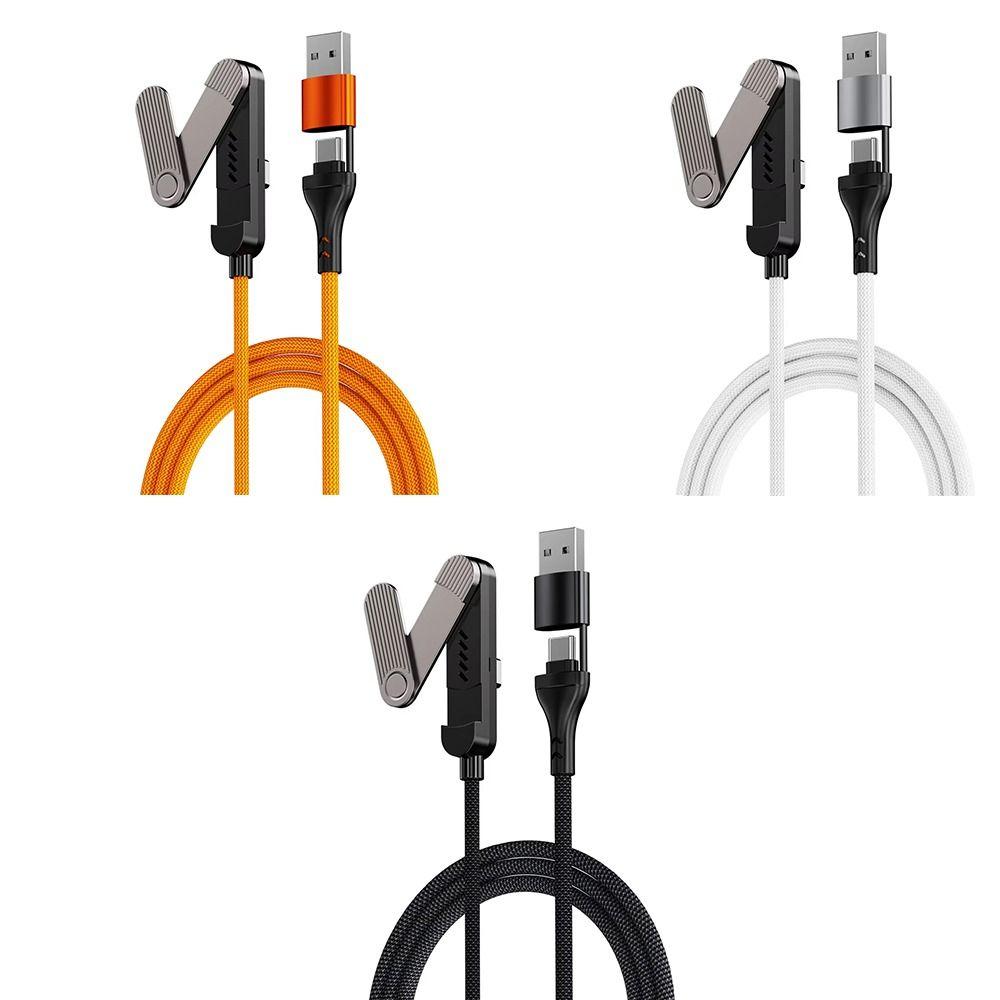 Rotatable Holder 65W USB C Cable Fast Charging PD Fast Charging Cable Phone Support