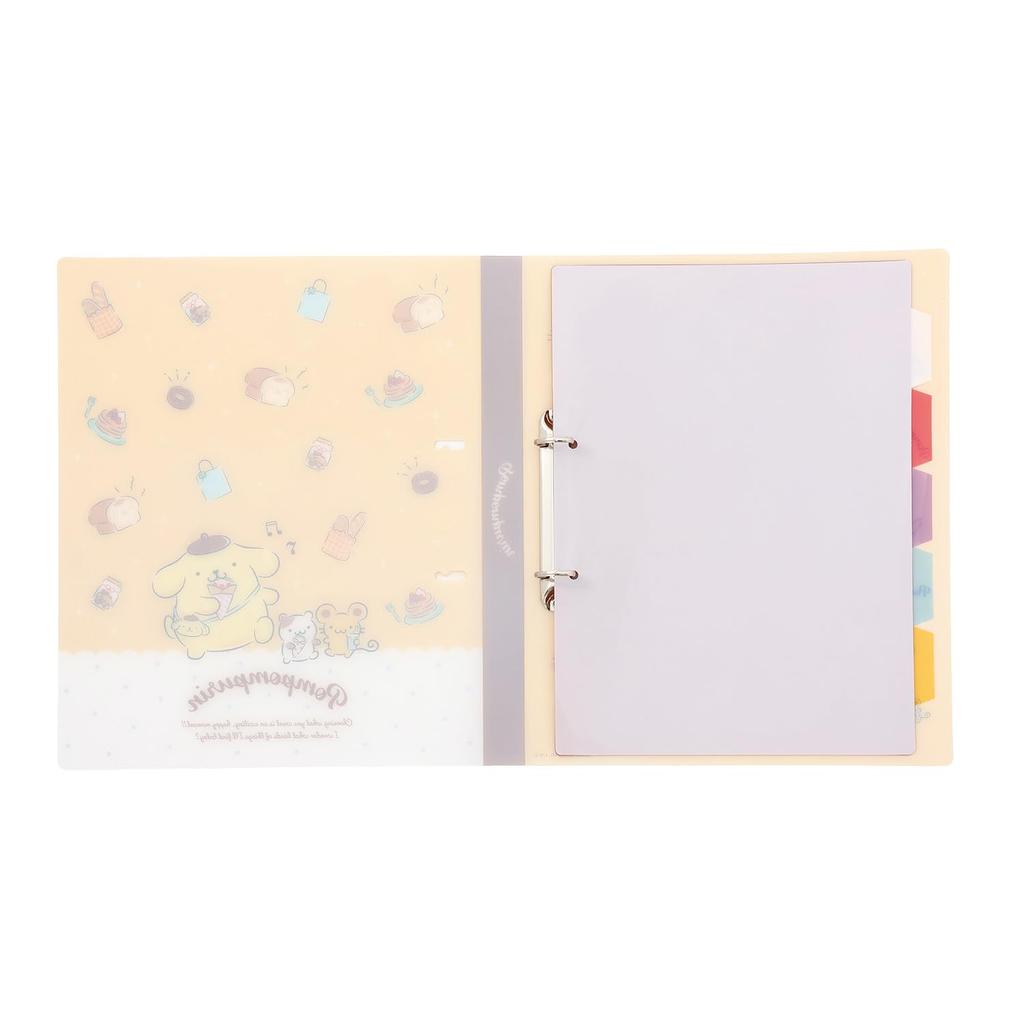 File Sanrio Characters Pompompurin A4 M-Plan 2-Hole 001640-52