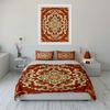 Floral Pattern Three-Piece Set For Decor Soft Comfortable Duvet Cover Bedding Set Included 1*Duvet Cover & 2*Pillowcases, Gift