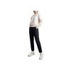Anta Solid Color Logo Fleece Straight Leg Sports Pants Women bottoms Black 162247326-1