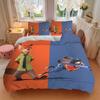 3pcs Colorblock Nick & Judy Zootopia Printed Quilt Set Soft and Comfortable Quilt Cover for Bedroom, Guest Room Bedding Set S014