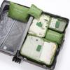 6 Stück/Set Platzsparende Reiseaufbewahrungstaschen-Set Faltbarer Outdoor-Packorganizer Socken