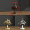 Handmade Zinc Zinc Alloy Incense Burner Hollow Out Sandalwood Incense Burner  Office Decoration
