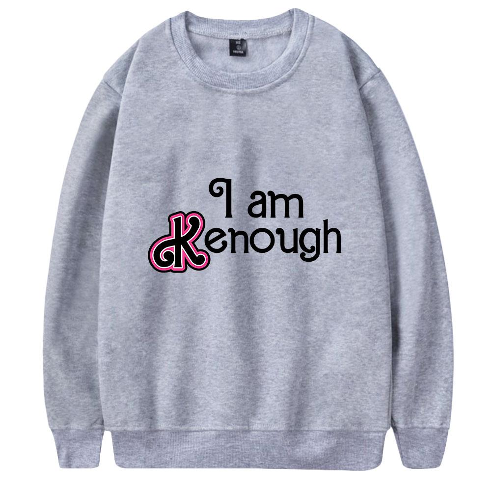 Mode Ich Bin Ken Genug Brief Aufdruck HOODIES Lässig Rundhals Sportbekleidung Herren Damen Pullover Sweatshirts