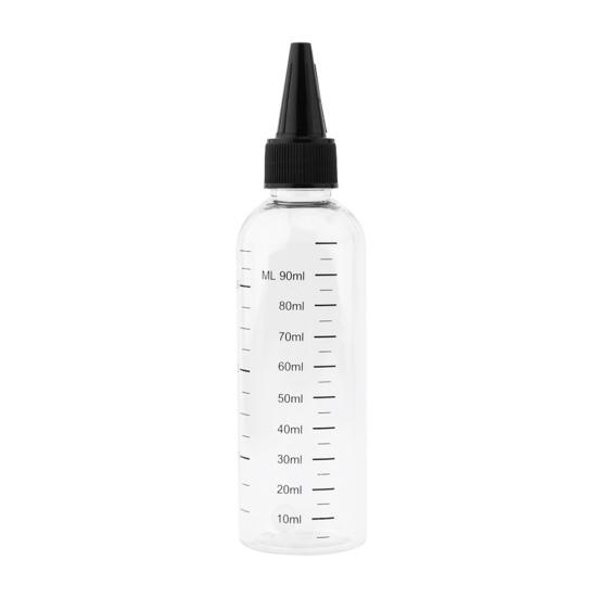 Flacone Spremibile Graduato con Tappo 30/50/100/250ml Contenitore Dispenser Anti-Perdita per Salse Oli Senza BPA Dispenser per Condimenti per Cucina Laboratorio Viaggio