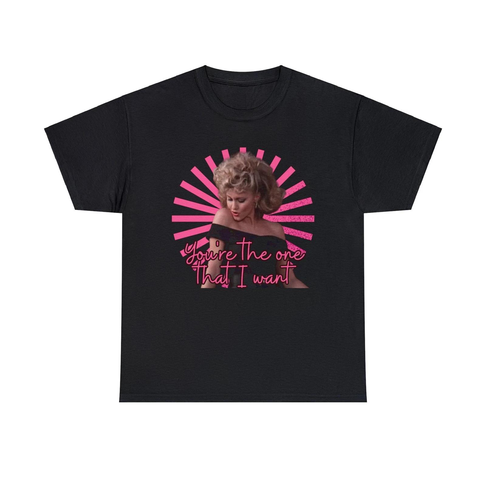 Olivia Newton John Unisex Heavy Cotton Tee, You re the one that I Want M