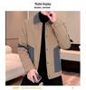 Men's Cotton-Padded Lapel Jacket - Thick, Warm, Casual Wear for Autumn and Winter