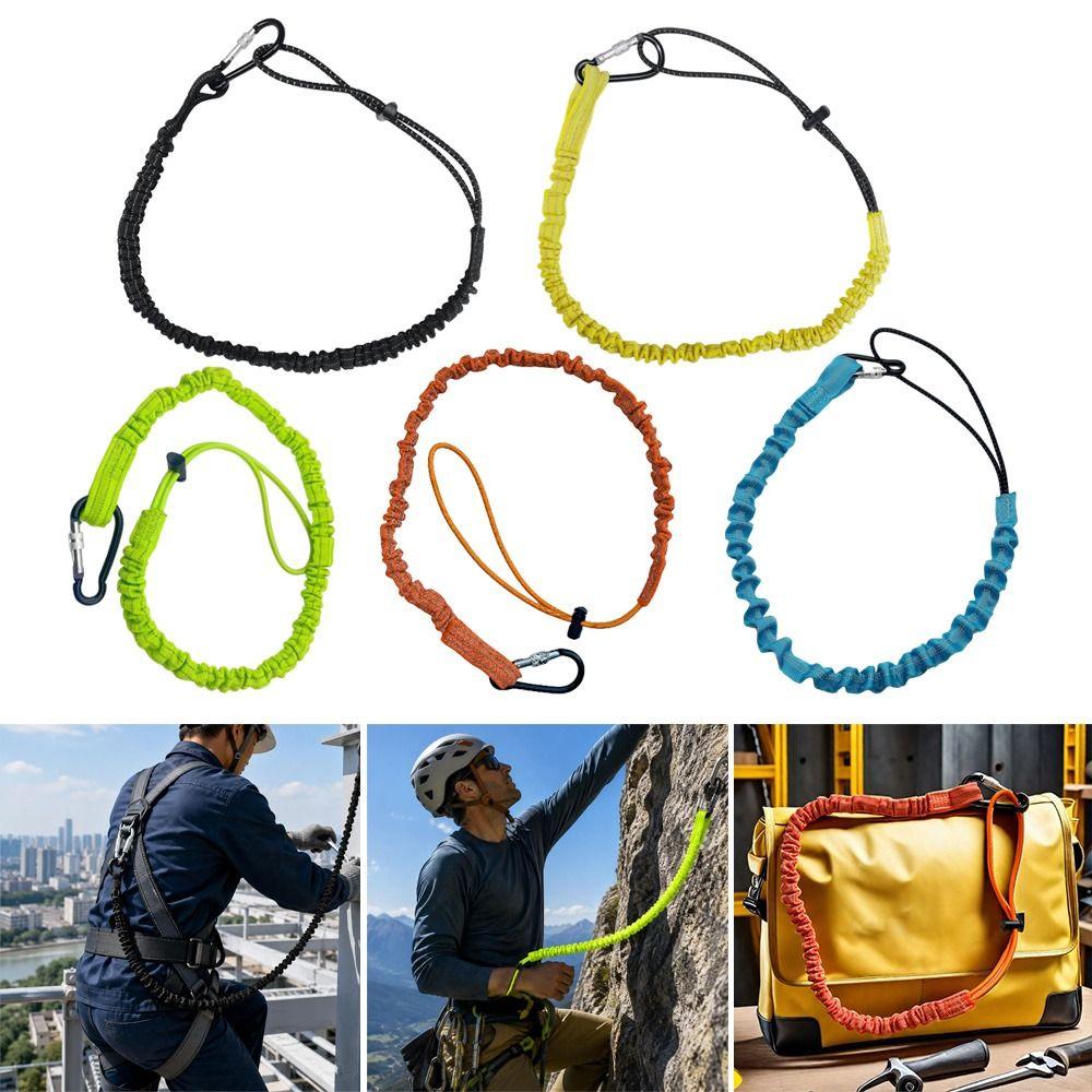 With Carabiner Hook Climbing Working Anti-Falling Rope 5 Colors Safety Rope Climbing Accessories