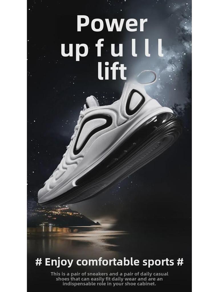 Men's & Women's Air Cushion Running Shoes - Breathable, Cushioned, Outdoor Casual Sports, Cross-Border, Large Sizes