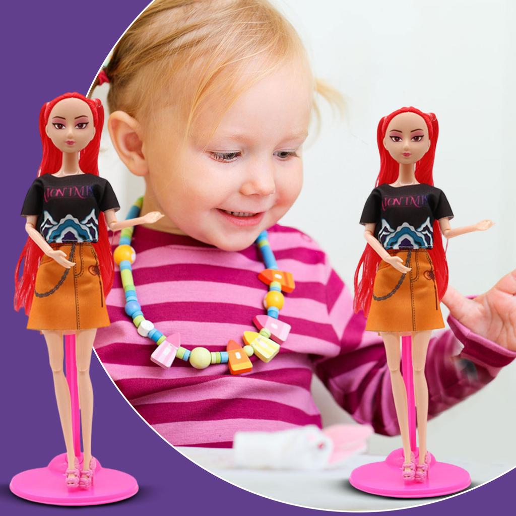 Fashionable Plastic Doll Figures Collection With Unique Stylish Outfits And Colorful Hairstyles Perfect Gift For Kids To And Creat