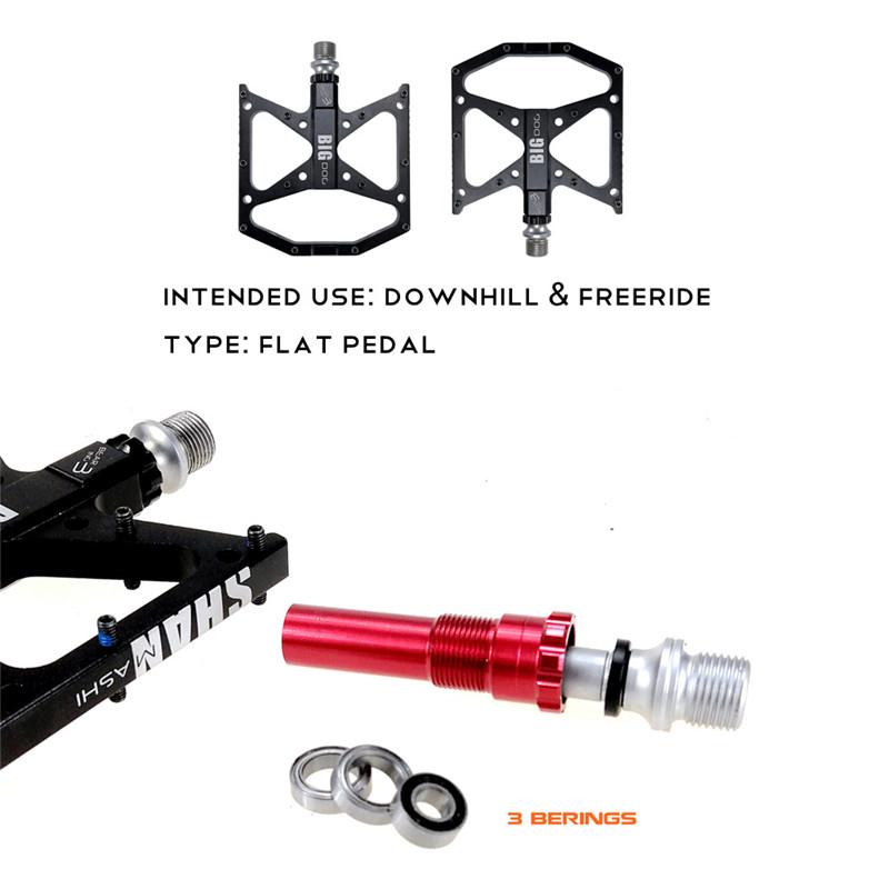 New Ultralight Bicycle Pedals Part Anti-slip CNC Aluminum Body Road MTB Flat Foot Cycling Sealed 3 Bearing Mountain Bike Pedal
