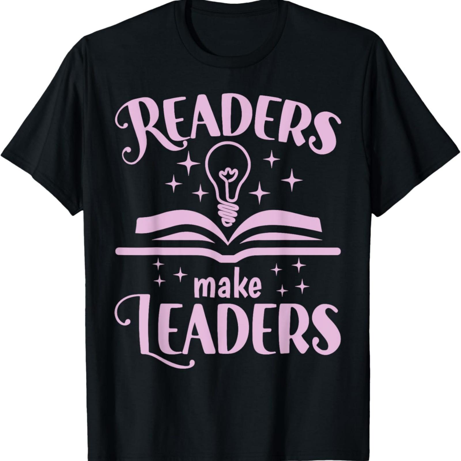 

Librarian Cute Bookish Readers Make Leaders Book Lover Women T-Shirt XXXXXL різнокольоровий