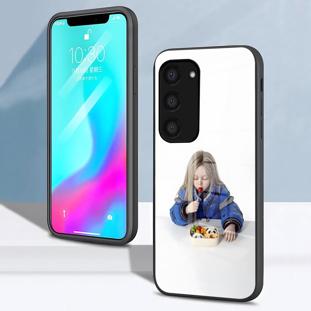Diana Pragmata Handyhülle Für Samsung S26 S25 S24 FE S23 S22 S21 Plus S20 Ultra Note20Ultra Schwarze Glasabdeckung