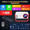 M60 Portable HD Mini Projector: Wireless, Compact Home Projection