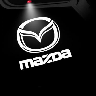 2PCS Led Car Door Welcome Logo Light LED Courtesy Laser Projector Ghost Shadow Lamp For Mazda 3 6 Atenza Axela Demio CX3 CX5 MP