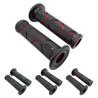Universal Motorcycle Hand Grips Antiderrapante Manga Guidão Capa 1 Par Motocicleta Guidão Grips Borracha Anti Vibração Mão Grip