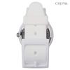 CREPHA Geeignet für Ruhige Zweite Japanische Quarz 3 ATM Wasser Einfaches Silikon 16mm Armband Geeignet für High School und Middle School (Klepha)