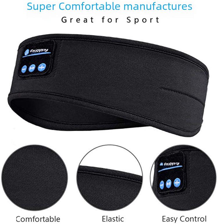 Bluetooth Sleep Headphones and Eye Mask Headband: Wireless Music for Sleeping and Sports