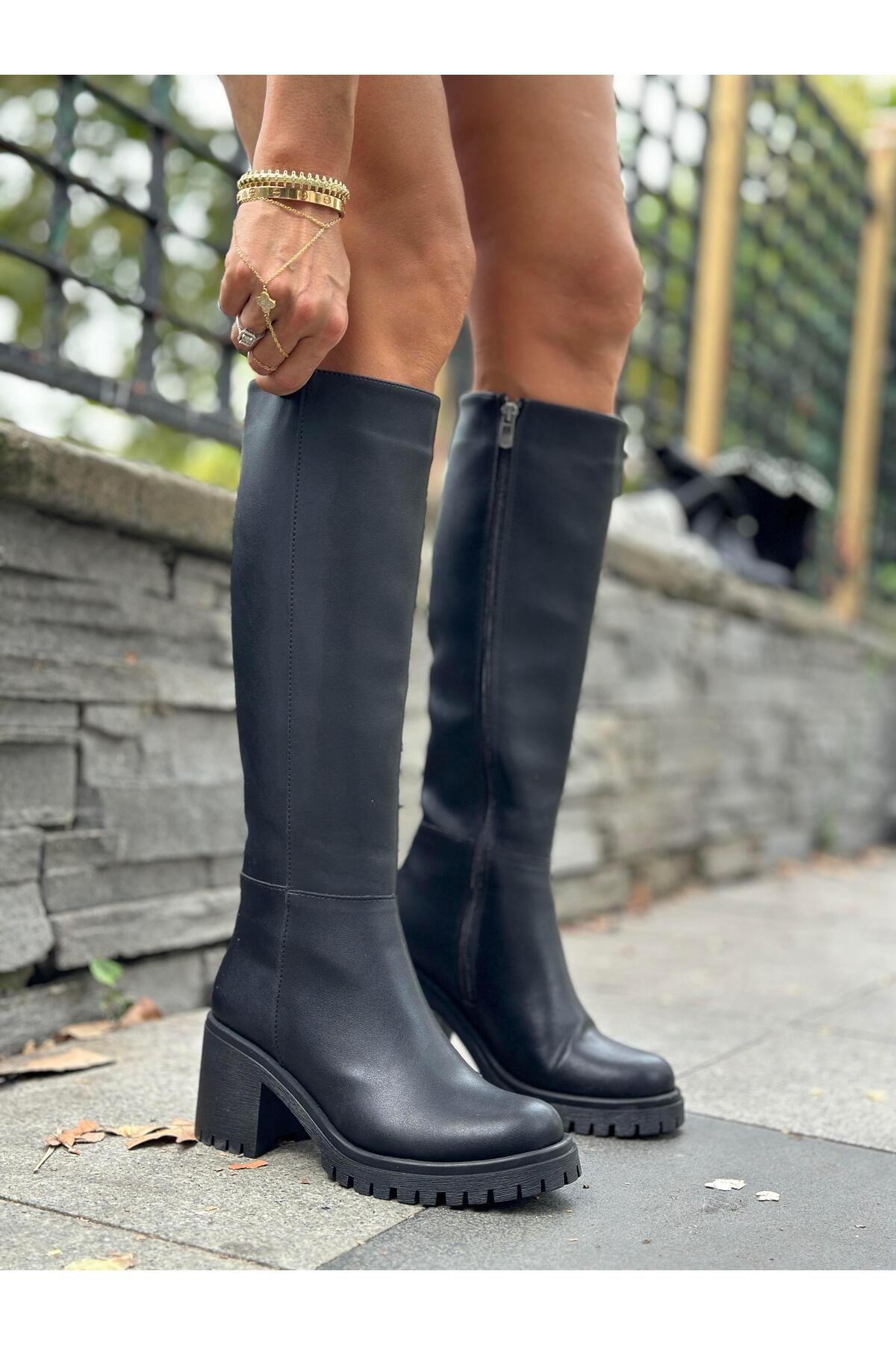 

Women Modern Stylish Fashion Boots Boots Ship Boots Black 36