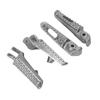 Motorcycle Foot Pegs Complete High Strength Strong Grip Replacement for CBR600 F4I 2001‑2008