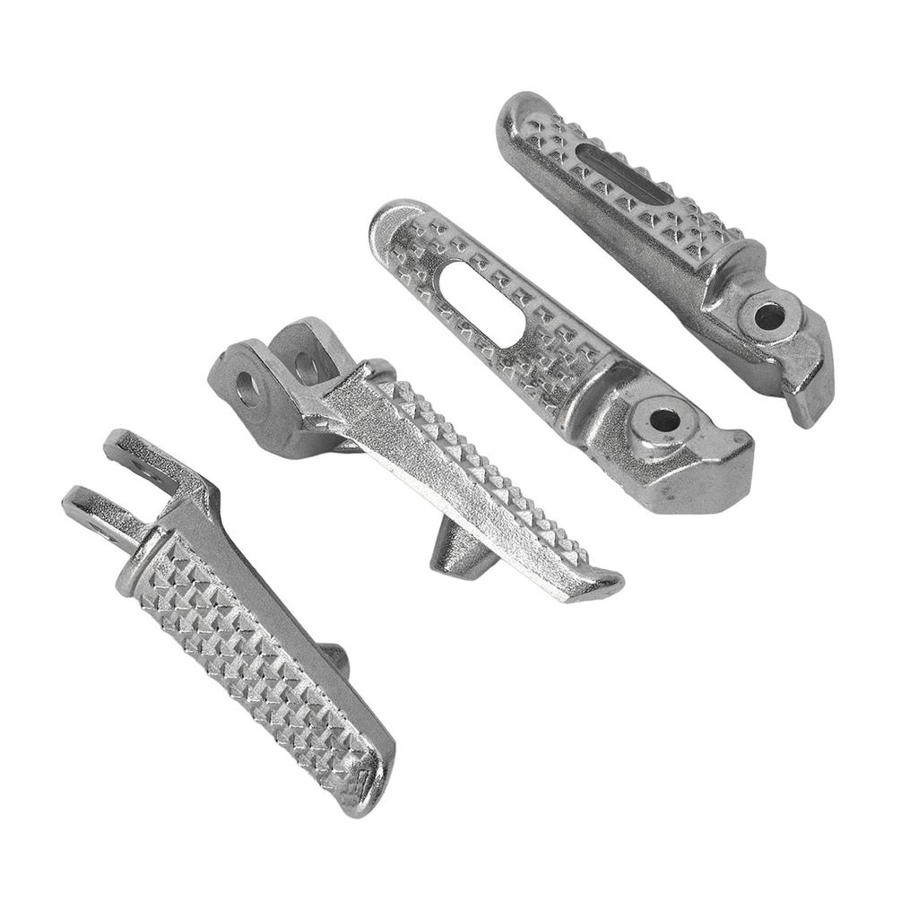Motorcycle Foot Pegs Complete High Strength Strong Grip Replacement for CBR600 F4I 2001‑2008