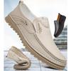 Herren Sommer Business Casual Atmungsaktiv Rutschfest Outdoor Oxford Schuhe mit Weicher Sohle Slipper Herrenschuhe