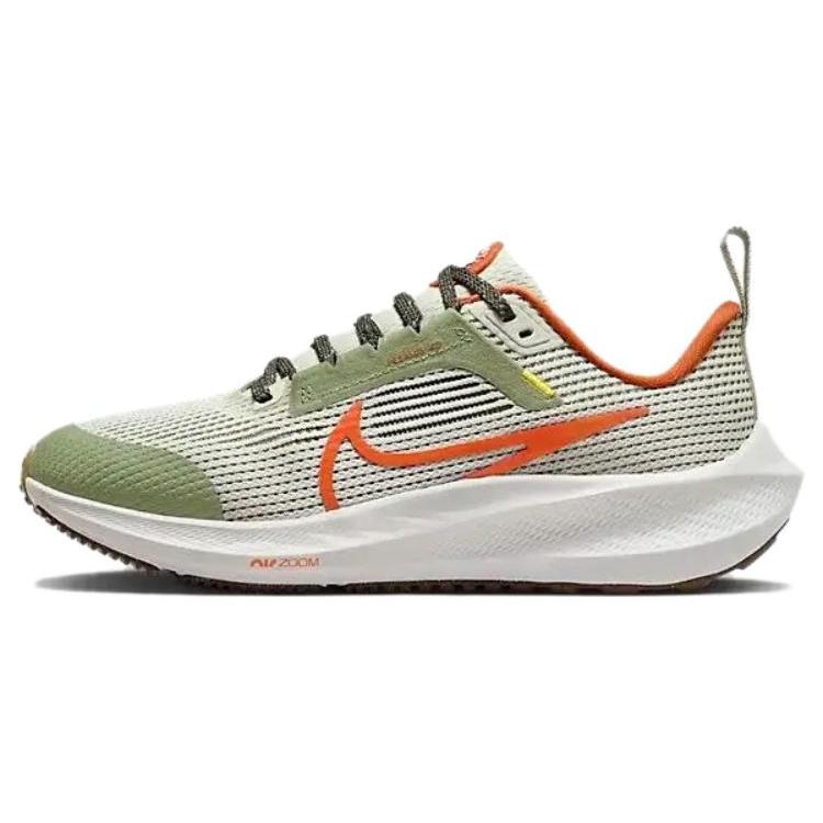 New Nike Air Zoom Pegasus 40 Oil Green Campfire Orange GS FV3645-381
