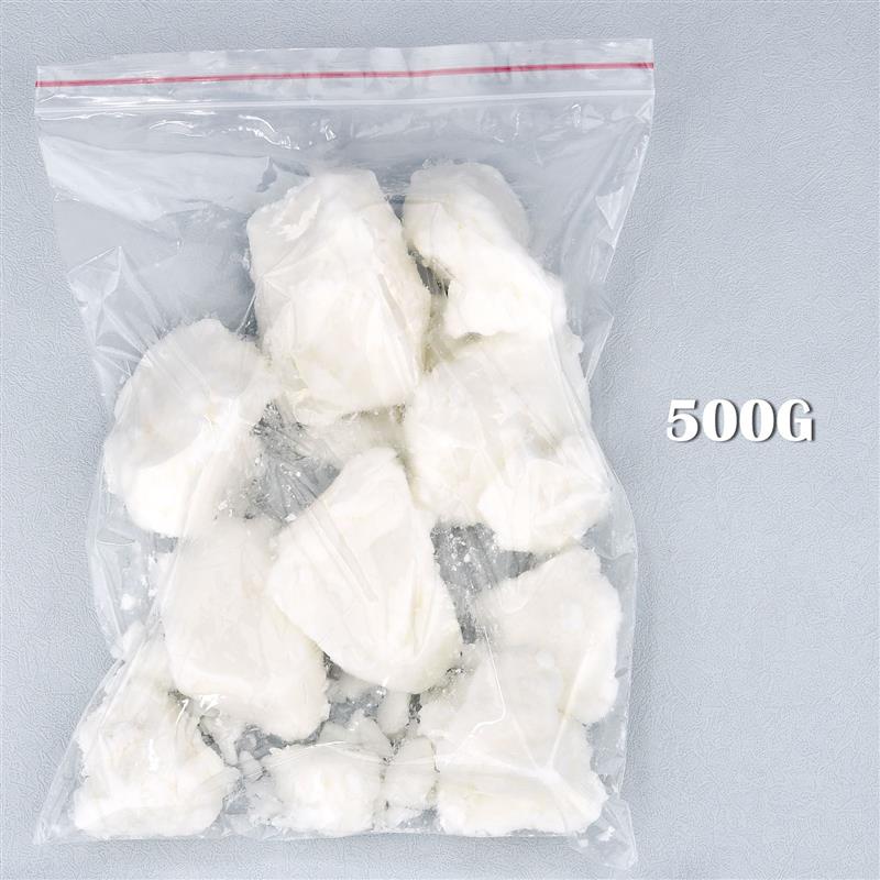 500g/1kg Natural Pure White Beeswax Coconut Wax Blocks,Wax-Core Pigments Aromatherapy Pure Wax DIY Handmade Candles Crafts
