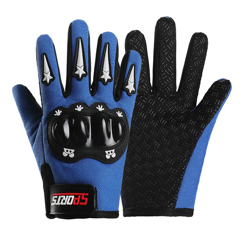 Barnhandskar Utomhus Taktiska Ridhandskar Hårt Skal Medium Stora Barn Motorcykel Glidande Balanscykel Sporthandskar