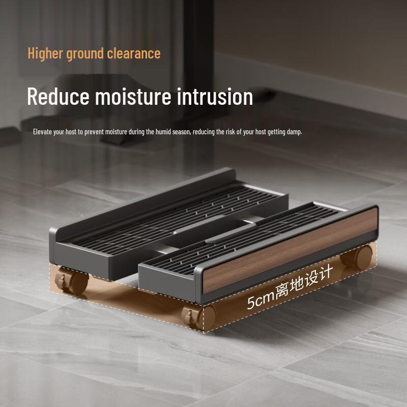 Computer Tower Stand with Wheels