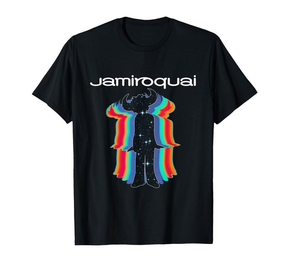 Jamiroquai Rainbow Space Logo TShirt Full Size S5XL ZL847 Unisex T-Shirt M
