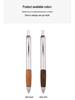 Mitsubishi Uni Black 0.5mm Oak Grip Signature Pen for Office & Exams