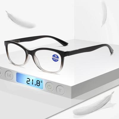 High-Grade Spring Foot Reading Glasses Unisex Blue Light Smart Zoom Medium And Old Light Glasses