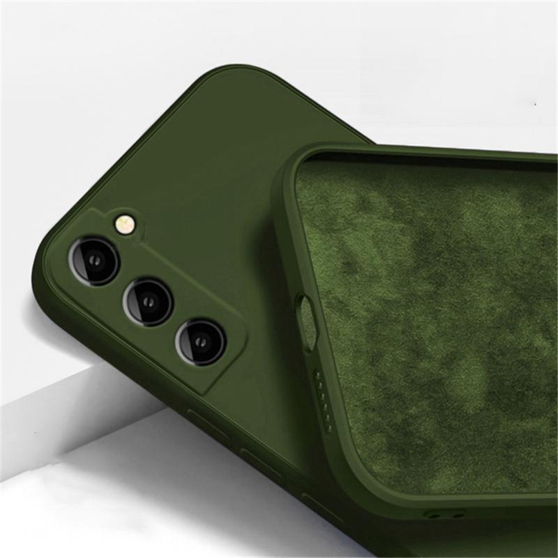 

Мягкий силиконовый чехол из жидкого силикона с квадратными конфетами для Samsung Galaxy S23 Ultra S22 S21 Plus A54 A53 A33 A73 A04S A14 A23 A24 A34 M53 M33 M32 4G 5G гелевая задняя крышка For Samsung Galaxy A24 4G темно-зеленого