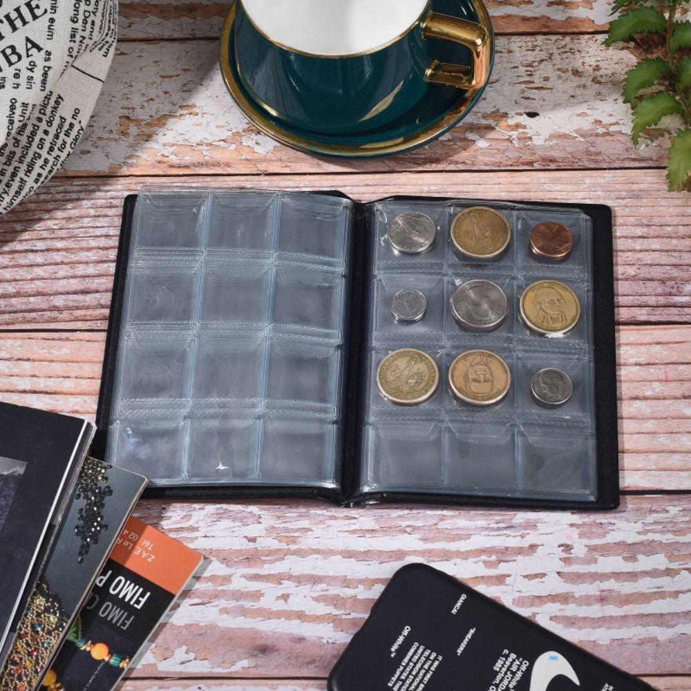 Large Capacity Coin Collection Album Loose-leaf Album Holder Durable Coin Album  Home Decoration